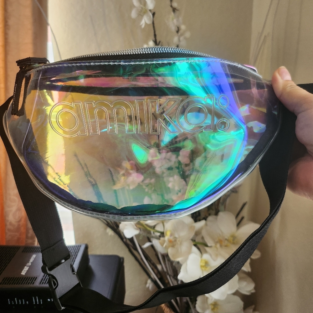 Amika Holographic Fanny Pack